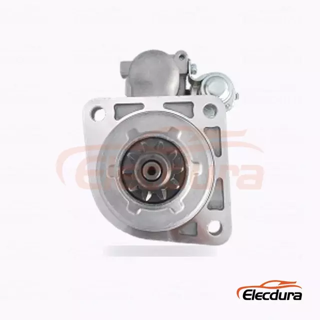 Motor Starter CW Tugas Berat 24V 5.0kW 10 Gigi, Tampak Samping Lengkap