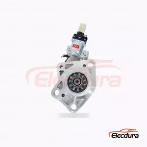 Mitsubishi-Type 12V 3.0kW 11 Teeth CW Starter Motor, Complete Side View