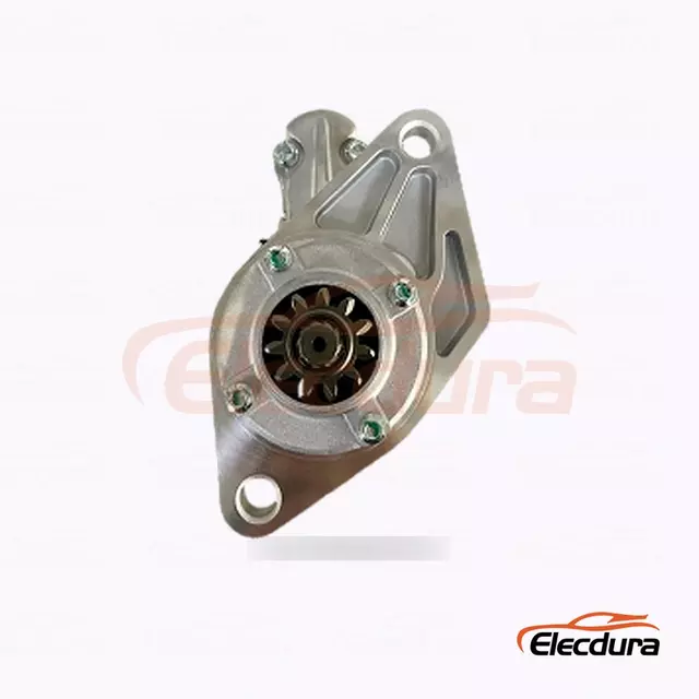 S25-505G 日立型スターターモーター、24V 5.0kW 11 歯、全体側面図