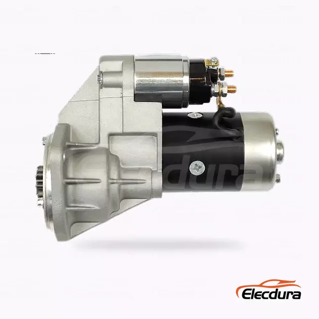 300N11970Z Yanmar 4TNV106 12V 2.8kW 9T Starter Motor Wholesale, Complete Side View