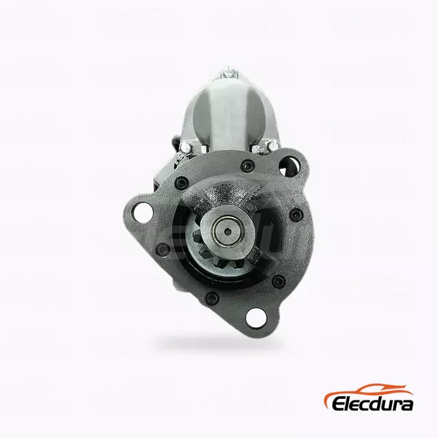 6008138110 Komatsu PC125-7 Starter Motor Wholesale, Drive-End Front View
