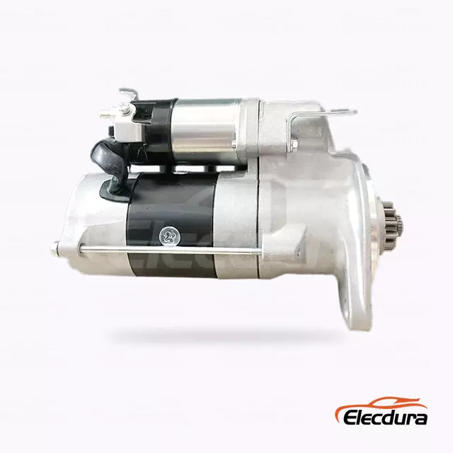 28100-E0080 Motor de arranque con carcasa alternativa Hino S05C al por mayor, vista lateral completa