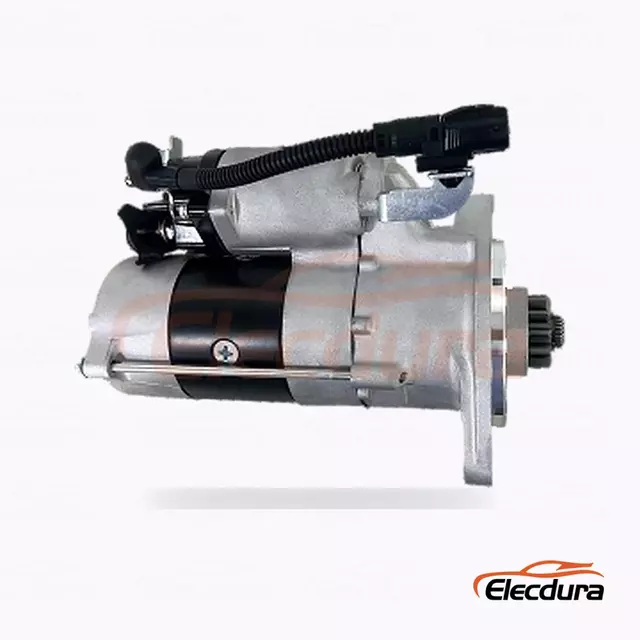 28100-78124 Hino J05E 24V 4.8kW 11T Starter Motor Wholesale, Complete Side View