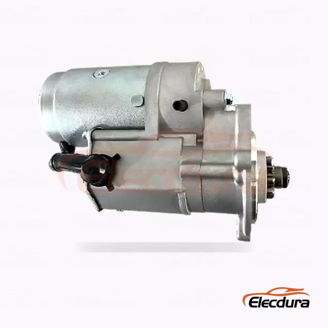 32A66-10100 Rozrusznik Mitsubishi Industrial Equipment, 12 V, 2,2 kW, 10 zęb&oacute;w, widok z tyłu zacisku