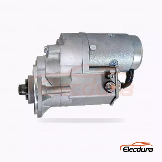 0280007730 Start&eacute;r Kubota, 12V 2,5kW, 9 zubů, pohled na zadn&iacute; termin&aacute;l