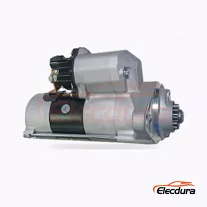 4280005860 Isuzu Starter Motor, 12V 3.0kW 11 Teeth, Complete Side View