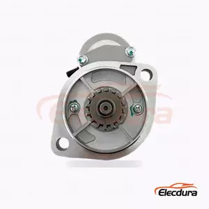 128000-2070 Yanmar 3TN78L Starter Motor, 12V 2.0kW 15 Teeth, Complete Side View