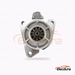 6BD1 Isuzu Starter Motor, 24V 2.0kW 11 Teeth, Complete Side View
