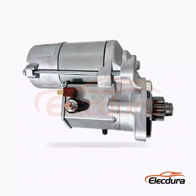 115755 Kawasaki Starter Motor, 12V 1.2kW 9 Gigi, Tampak Terminal Belakang
