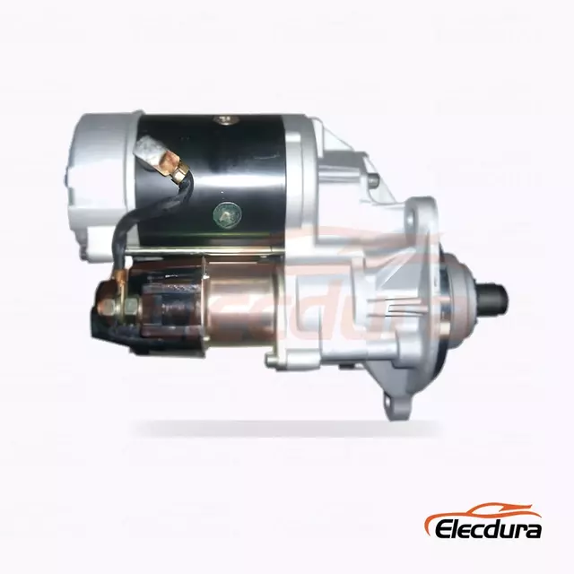 1811003310 Distributeur de moteur de d&eacute;marreur John Deere 225C Isuzu 6BG1, vue avant du c&ocirc;t&eacute; entra&icirc;nement