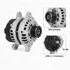 37300-2G750 Lester 11702 alternator with 6PK-55 pulley and DFM L C connector details