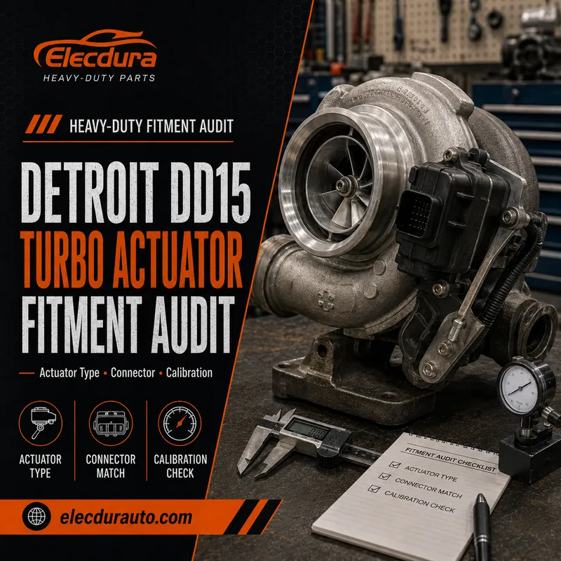 Detroit DD15 Turbocharger Actuator and Replacement Fitment Audit