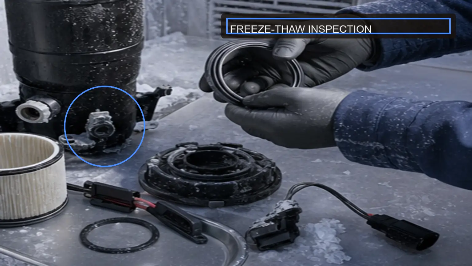 DEF filter fitment, clean packaging, and traceable batch-release checks for a heavy-duty order