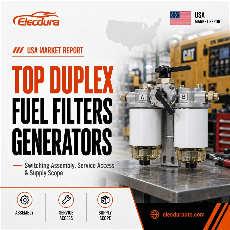 Nejlepš&iacute; možnosti duplexn&iacute;ho palivov&eacute;ho filtru DAVCO pro gener&aacute;tory s nepřetržit&yacute;m provozem v USA