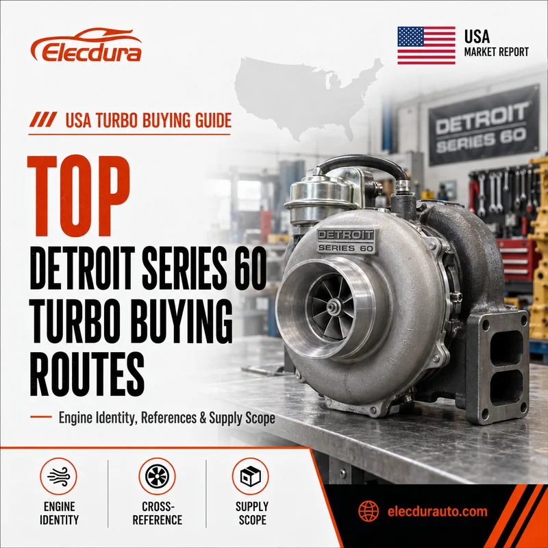 Najlepsze trasy zakupu turbosprężarki Detroit Series 60 w USA