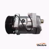 7H15 24V 8PK Heavy-Duty A/C Compressor for Liebherr construction equipment rear-port version