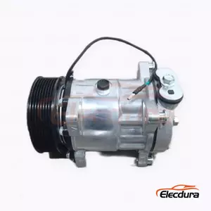 7H15 24V 8PK 119 mm Heavy-Duty A/C Compressor for Dayun heavy truck with Weichai engine
