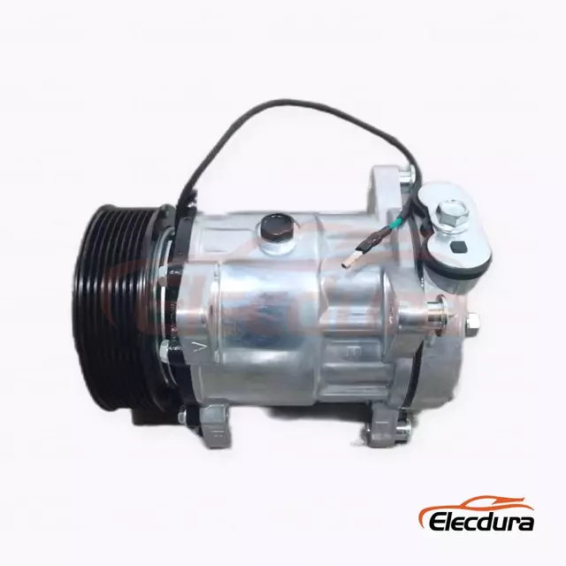 7H15 24V 8PK 119 mm Heavy-Duty A/C Compressor for Dayun heavy truck with Weichai engine