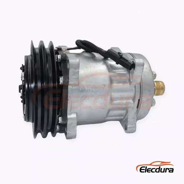 7H15 12V A2 152 mm Heavy-Duty A/C Compressor for Case tractor