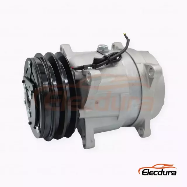 V5 24V A2 130 mm Heavy-Duty A/C Compressor for Foton Cummins-powered vehicle