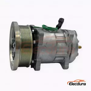 Sanden 4487 A/C Compressor for Caterpillar Equipment