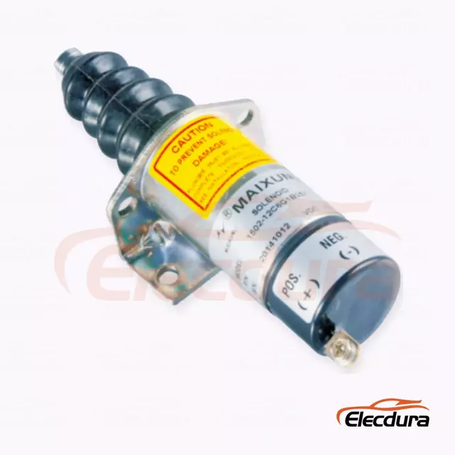 การใช้การปิดระบบโซลินอยด์ 1502-12C6G1B2S1 1502-24C6G1B2S1 สำหรับระบบปิดเครื่องดีเซลเกษตรและอุตสาหกรรม