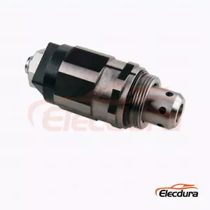 12V-1-5/8 pilot relief valve 12V Caterpillar Pilot Operated Solenoid Relief Valve for Heavy Equipment B2B Supply