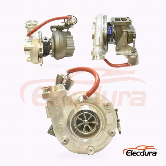 S200G 12709880016 Turbocharger for Volvo L120E Wheel Loader — complete assembly front view