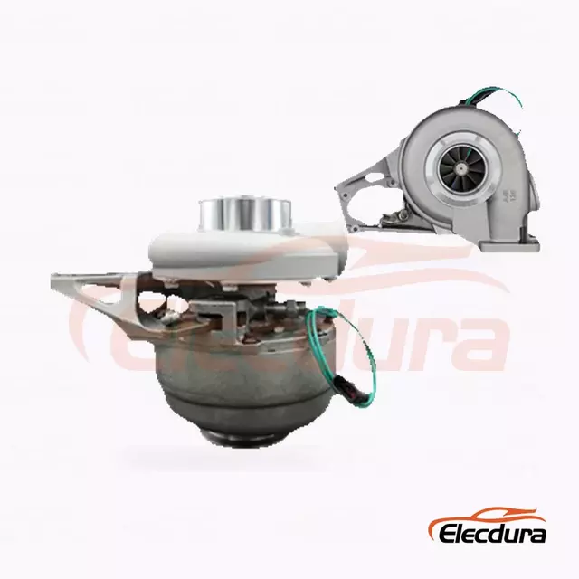 S300BV 178763 Turbocompresor pentru motor John Deere 6090T — vedere alternativă a ansamblului complet