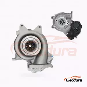 CT16V 17201-11080 Turbocharger for Toyota 1GD-FTV 2.8L — actuator and complete assembly front view