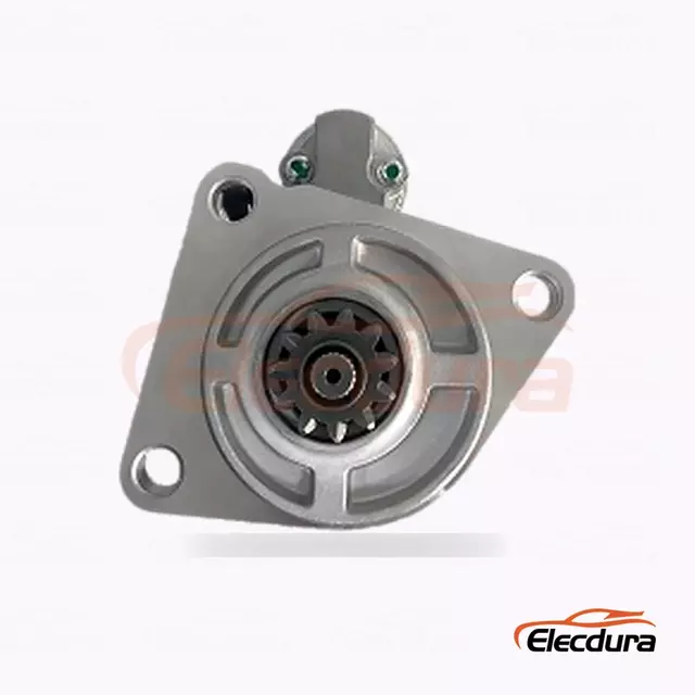 STA1534 Hyundai and Doosan excavator Starter Motor, 24V 5.0kW 11 Teeth, Complete Side View
