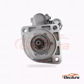 Heavy-Duty 12V 3kW 10 Teeth CW Starter Motor, Complete Side View