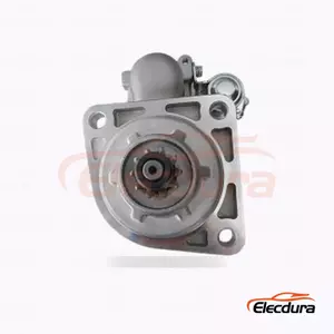 Heavy-Duty 12V 3kW 10 Teeth CW Starter Motor, Complete Side View