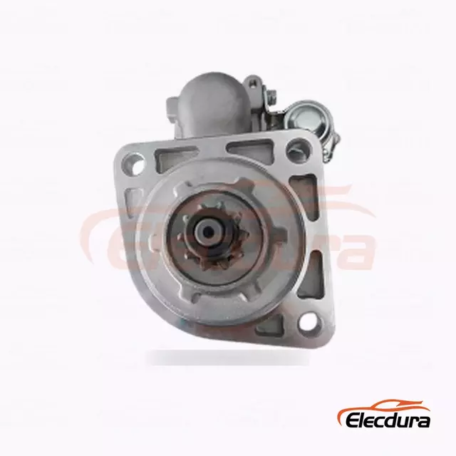 Motor Starter CW Tugas Berat 12V 3kW 10 Gigi, Tampak Samping Lengkap