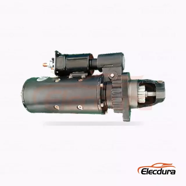 FYD01-DL Motor de arranque para equipo de 40MT, 24 V, 7,8 kW, 11 dientes, vista lateral completa