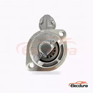 S25166 Hitachi-Type Starter Motor for Yanmar 4TNV84T, 24V 4.5kW 15 Teeth, Complete Side View