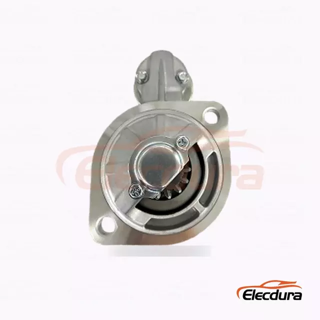 S25166 Hitachi-Type Starter Motor for Yanmar 4TNV84T, 24V 4.5kW 15 Teeth, Complete Side View