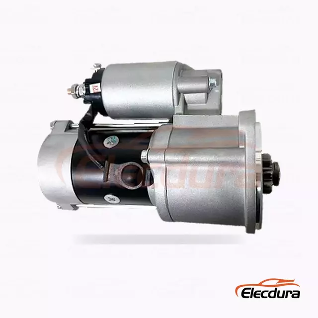 23300-10T01 Motorino di avviamento Nissan Navara D21/D22, 12 V 2,2 kW 9 denti, vista terminale posteriore