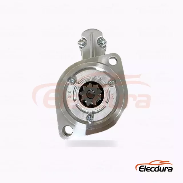 D&eacute;marreur de type Hitachi S14-204B, 12 V, 2,8 kW, 9 dents, vue lat&eacute;rale compl&egrave;te