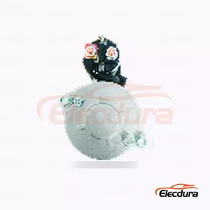 ZD25 Kubota Starter Motor, 12V 1.1kW 9 Teeth, Complete Side View