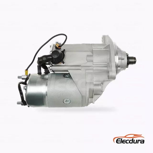 30051600011 Doosan DX225 スターター モーター ディストリビューター、完全側面図
