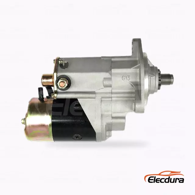 Moteur de d&eacute;marreur S6101 Nissan PD6 en gros 24V 11T, vue lat&eacute;rale compl&egrave;te