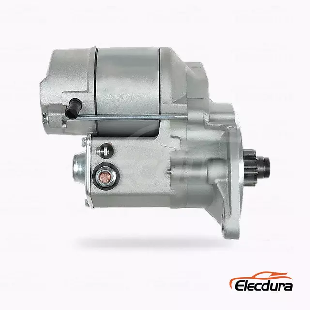 228000-1130 Isuzu 3LB1 Starter Motor Wholesale Supply, Complete Side View