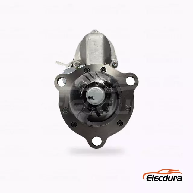 6008139910 Komatsu 6D170 Starter Motor Wholesale, Drive-End Front View