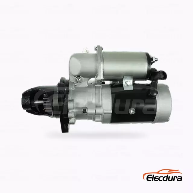 600-813-2412 Komatsu S6D170 Starter Motor Distributor, Complete Side View