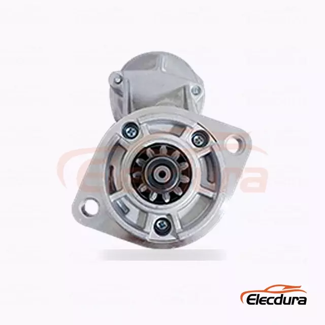 128000-9960 Komatsu Starter Motor, 12V 2.5kW 11 Teeth, Complete Side View