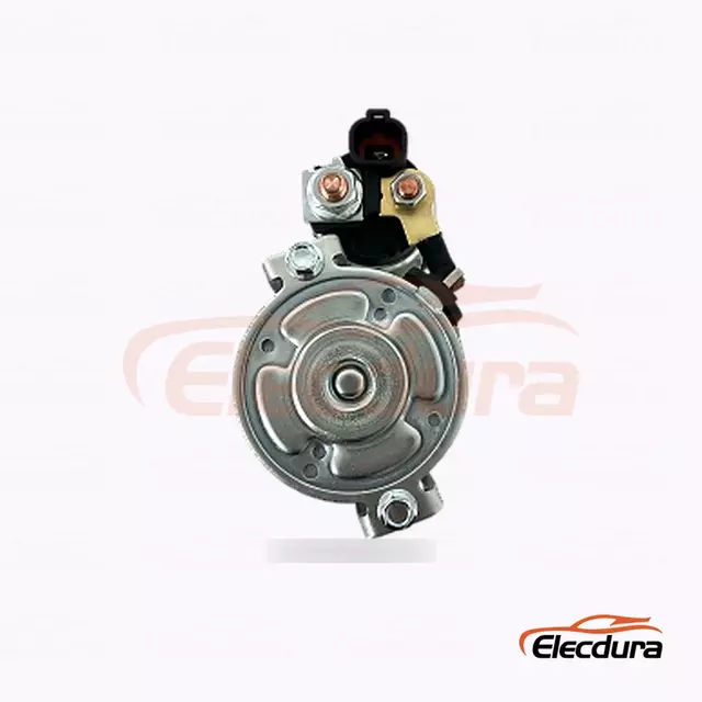 36100-2J100 Hyundai-Anlasser, 12 V, 1,4 kW, 13 Z&auml;hne, Ansicht des hinteren Anschlusses
