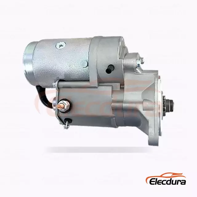 8-97042-997-0 いすゞエルフ NHR および NKR トラックスターターモーター、12V 2.2kW 9 歯、完全側面図