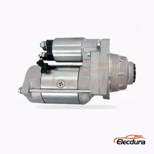 BC3T-11000-AB Ford Starter Motor, 12V 3.0kW 12 Teeth, Complete Side View