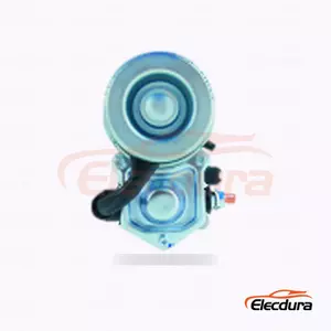 128000-2160 Kubota R400 Wheel Loader Starter Motor, 12V 2.0kW 11 Teeth, Complete Side View